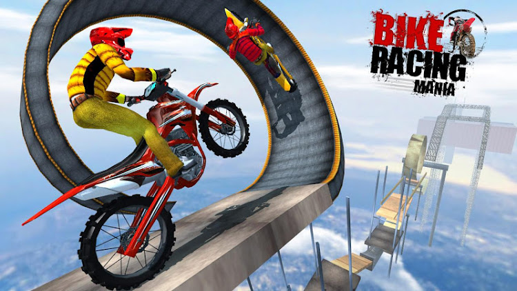 #8. Bike Racing Mania (Android) By: Gamezeniq Technologies