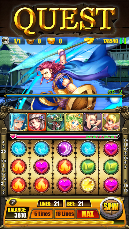 #6. Dragon Era - RPG Card Slots (Android) By: Playmage