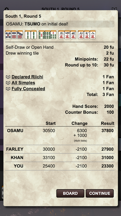 #6. Kemono Mahjong (Android) By: CyberDog Software