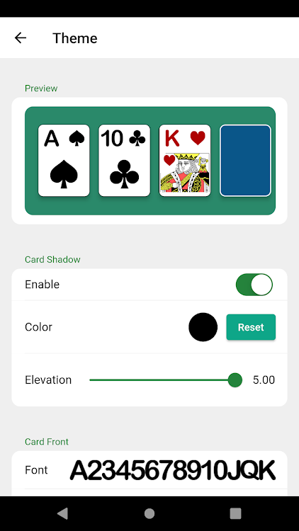 #5. Solitaire II (Klondike) (Android) By: jqdroid688