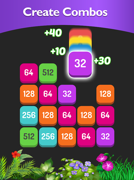 #6. Match the Number - 2048 Game (Android) By: Inspired Square FZE