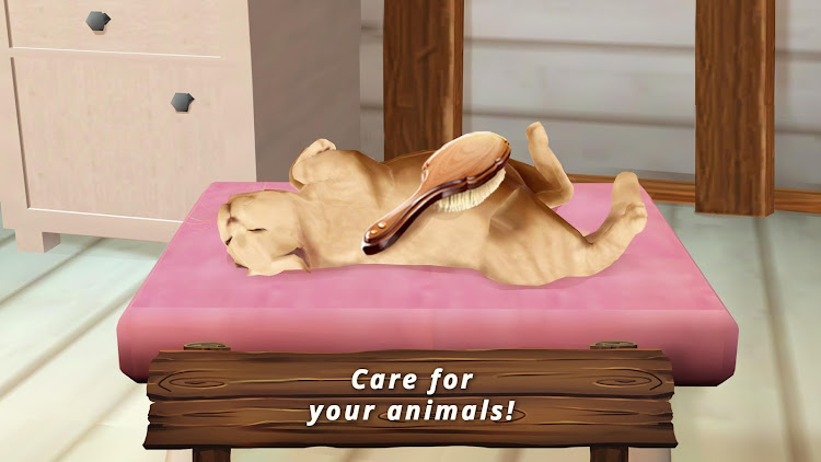 #5. My Animal Hotel Premium (Android) By: Trophy Games - Animal Games