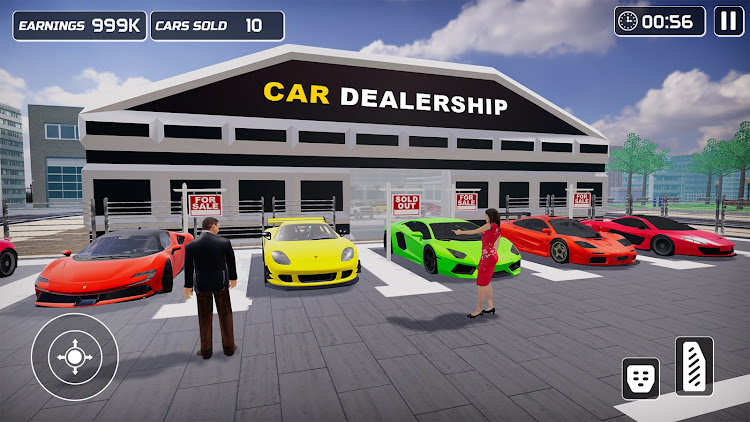 #2. Car Dealership: Car Saler Game (Android) By: Bloody Sharks Studio