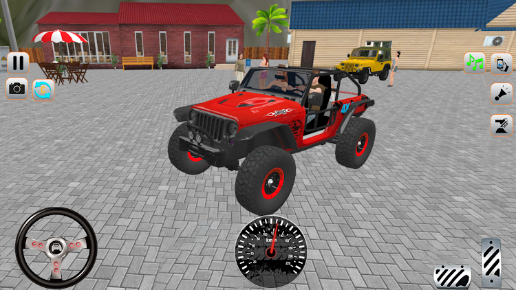 #2. Mountain jeep Game Uphill jeep (Android) By: AHW Gaming Studio