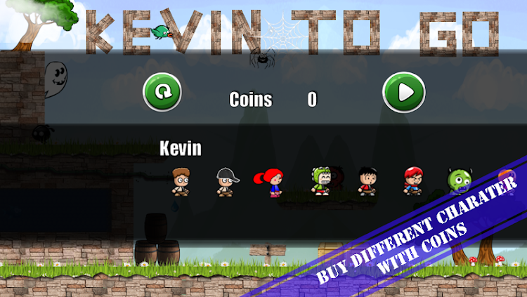 #6. Kevin to go - Jump & Run (Android) By: Hoogames