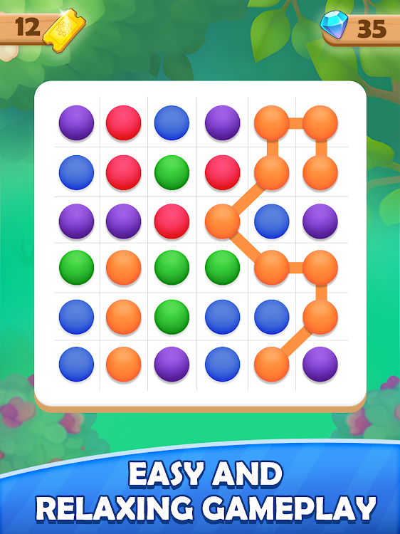 #5. Dots Match: Relaxing Games (Android) By: BeesPuzzles