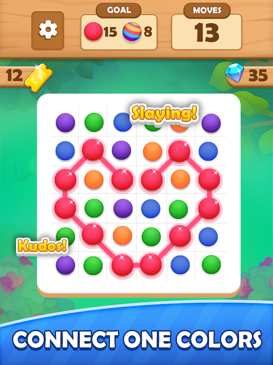 #6. Dots Match: Relaxing Games (Android) By: BeesPuzzles