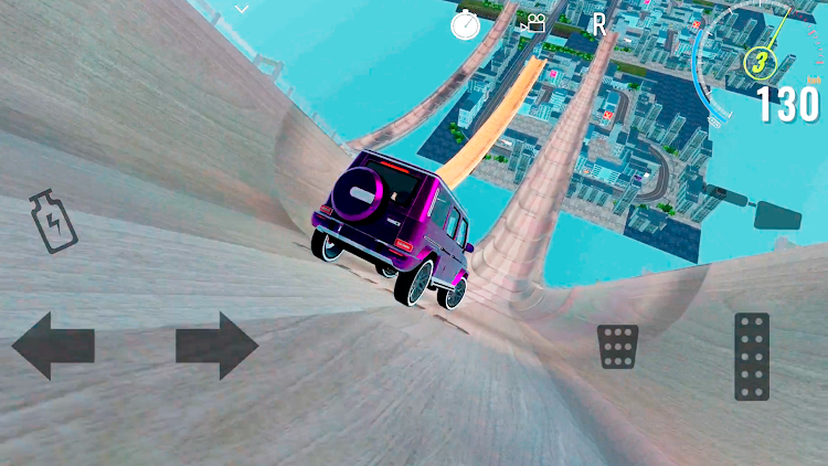 #9. Mega Ramp - Car Crashing Stunt (Android) By: GreenGO