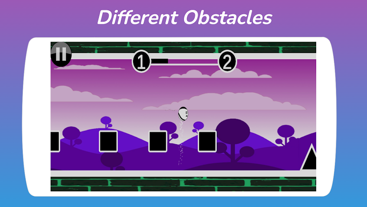 #2. Bouncing-Offline Survival Game (Android) By: Hyper AppsVP