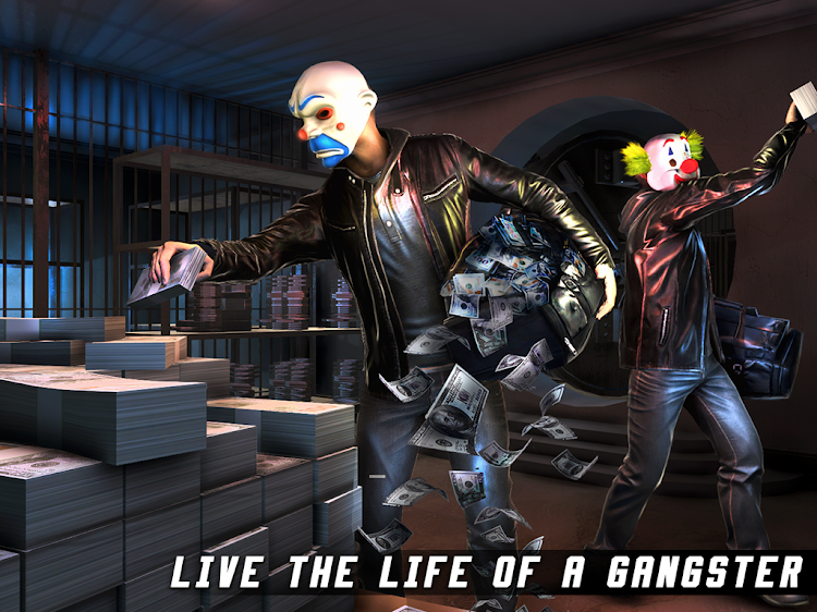 #8. Gangster Mafia City-Bank Heist (Android) By: Games box Studios