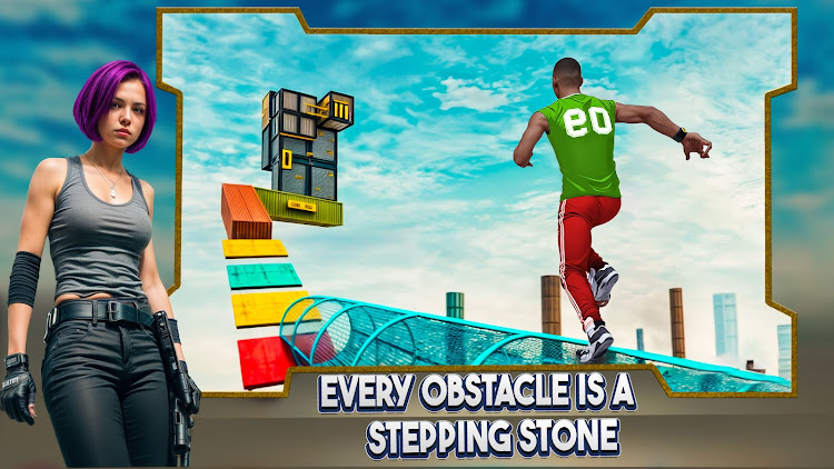 #5. Only Go Up & down Parkour Game (Android) By: Gaming Switch