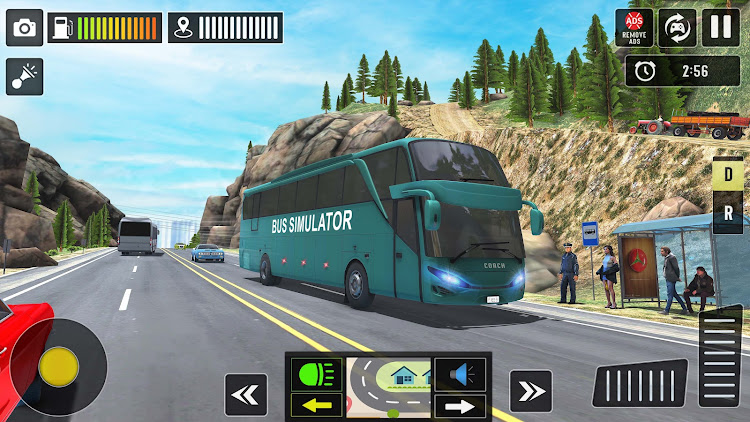 #3. Coach Bus Simulator Game 3D (Android) By: MR360 Gaming Studio