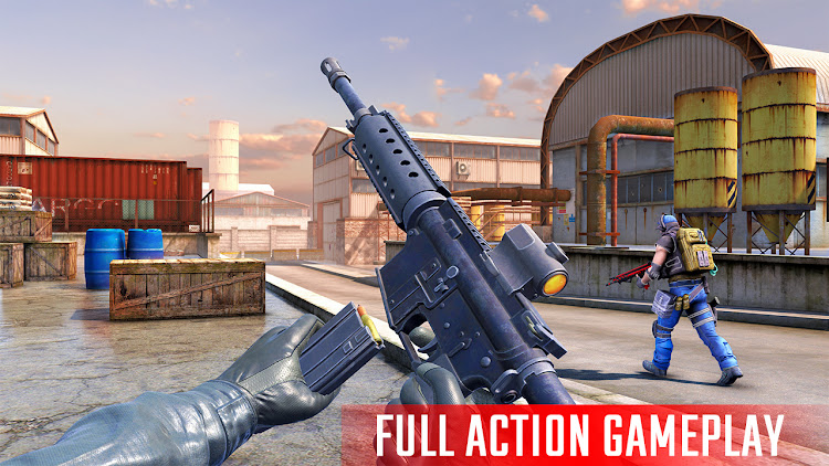 #2. 3d Commando Shooting Games FPS (Android) By: Playful Pixel Studio