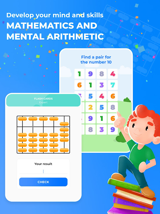 #6. Matsy: Math for Kids 1,2 grade (Android) By: Ilin Igor