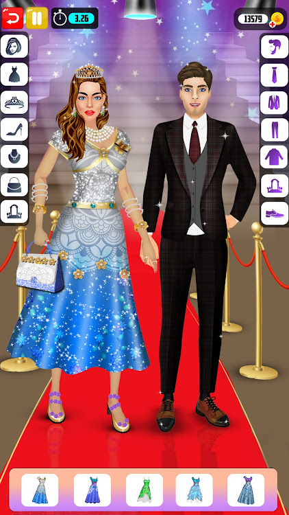 #3. Prom Princess Fashion Dress up (Android) By: Game Barrels