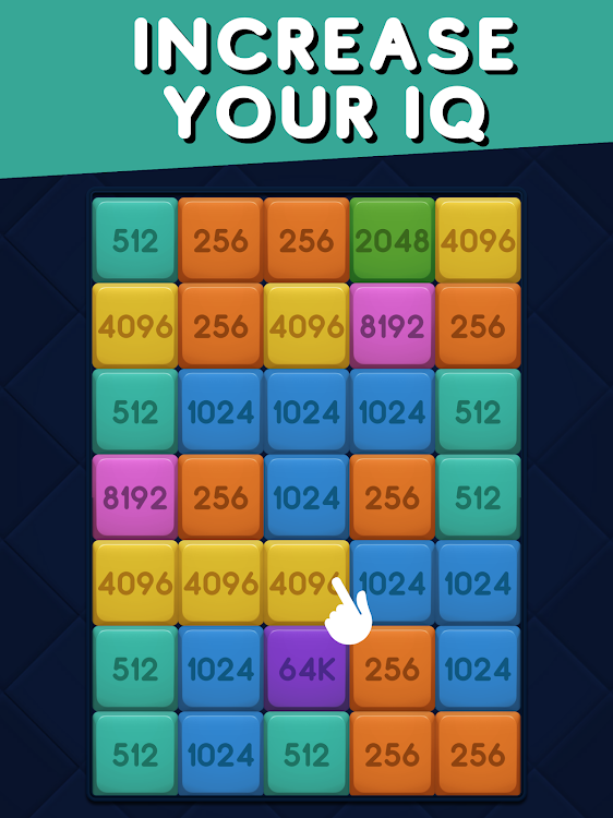 #9. 2048 Merge Cubes (Android) By: FlatMind Games