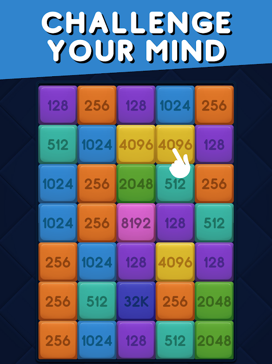 #10. 2048 Merge Cubes (Android) By: FlatMind Games