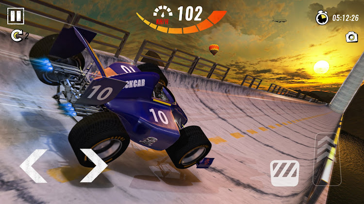 #5. Mega Ramp - Formula Car Racing (Android) By: Supercode Games