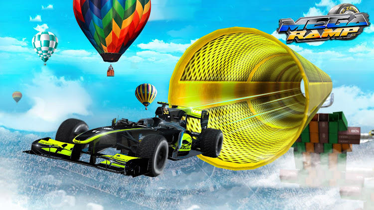 #6. Mega Ramp - Formula Car Racing (Android) By: Supercode Games