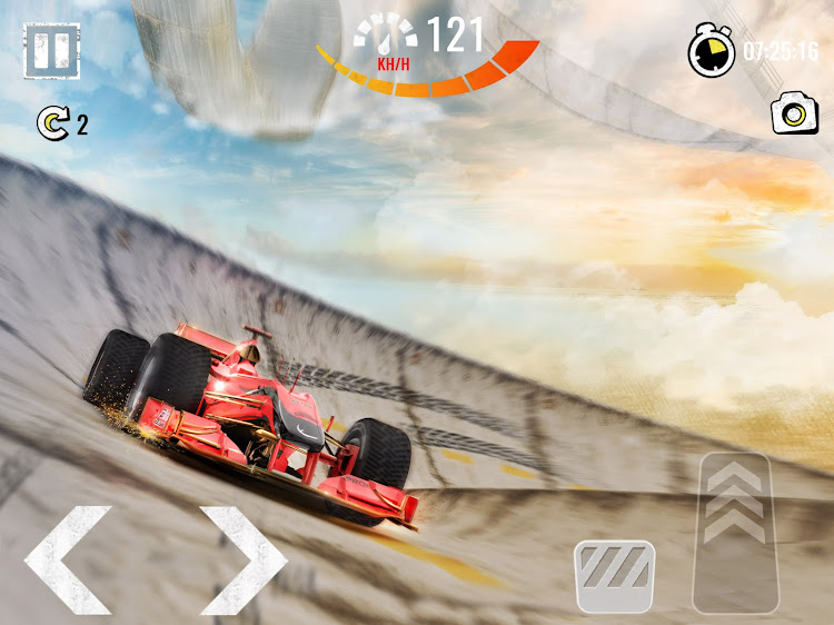 #8. Mega Ramp - Formula Car Racing (Android) By: Supercode Games