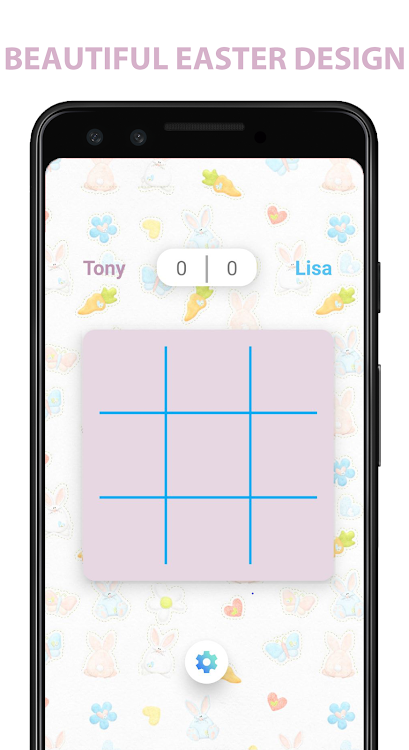 #7. Easter Game – Tic Tac Toe (Android) By: BimSoft Studio