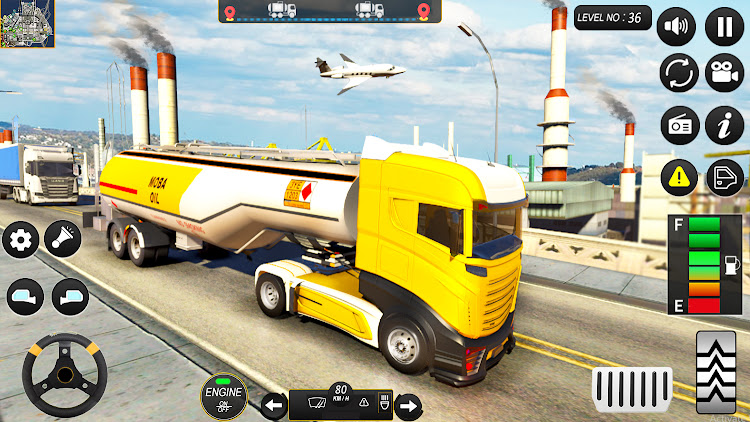 #6. Oil Tanker Truck Simulator 3D (Android) By: Moba Radar Games