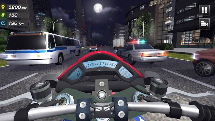 #5. Highway Moto Rider 2: Traffic (Android) By: Gamezeniq Technologies