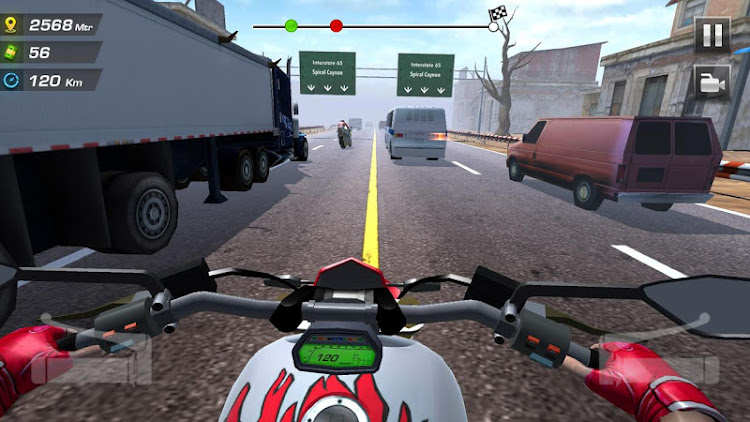 #6. Highway Moto Rider 2: Traffic (Android) By: Gamezeniq Technologies