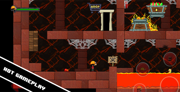 #3. Dan the Dungeon Digger (Android) By: Hoogames