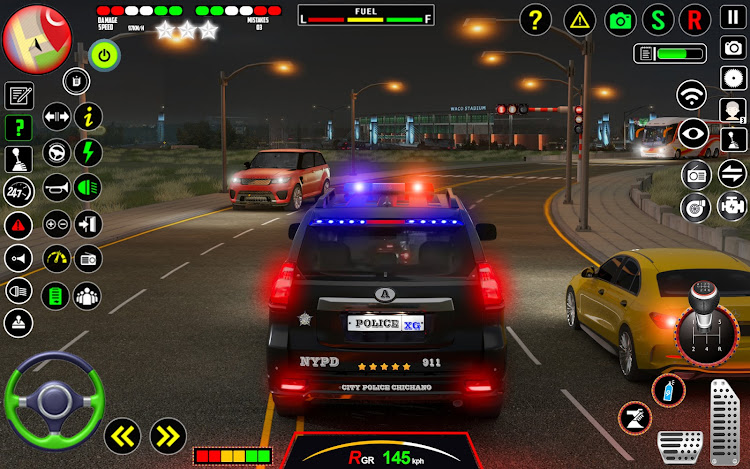 #2. Police Car Game - Cop Games 3D (Android) By: X Gamerz