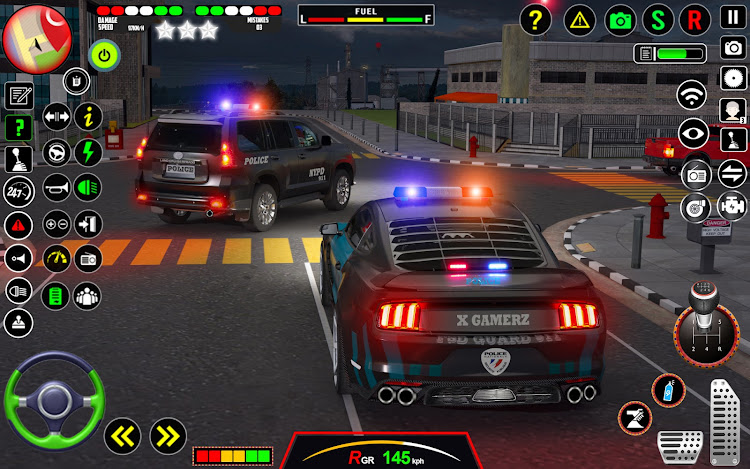 #3. Police Car Game - Cop Games 3D (Android) By: X Gamerz