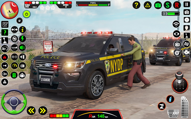 #4. Police Car Game - Cop Games 3D (Android) By: X Gamerz