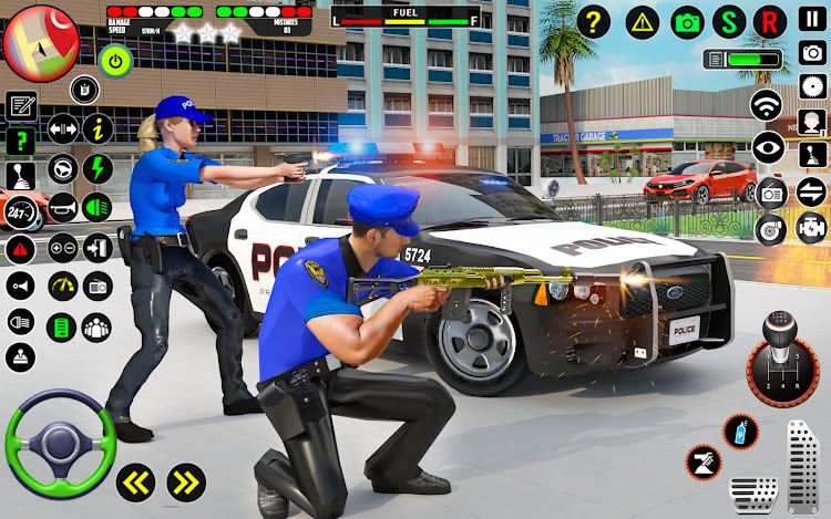 #7. Police Car Game - Cop Games 3D (Android) By: X Gamerz