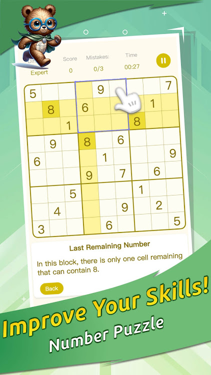 #2. Master Sudoku: Sudoku Puzzle (Android) By: CasualPuzzle-LichiSmileGame