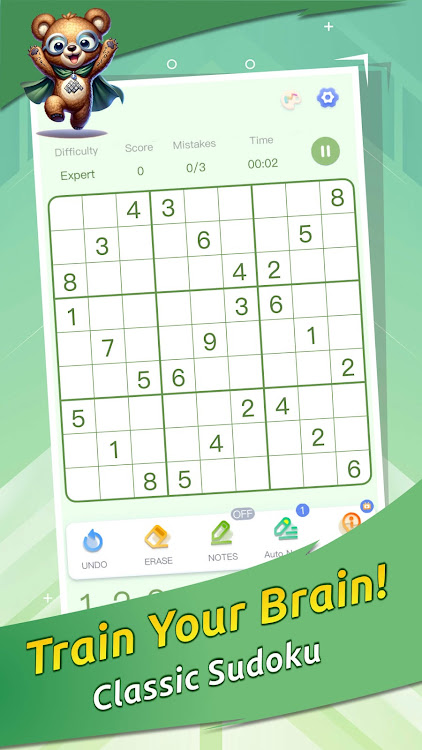 #7. Master Sudoku: Sudoku Puzzle (Android) By: CasualPuzzle-LichiSmileGame