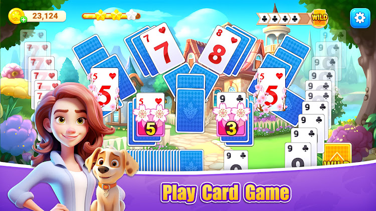 #2. 2 Solitaire TriPeaks 024 (Android) By: mahjong connect