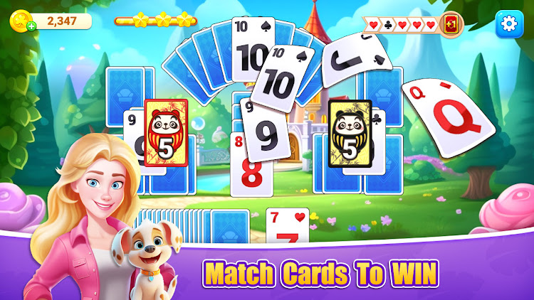 #3. 2 Solitaire TriPeaks 024 (Android) By: mahjong connect