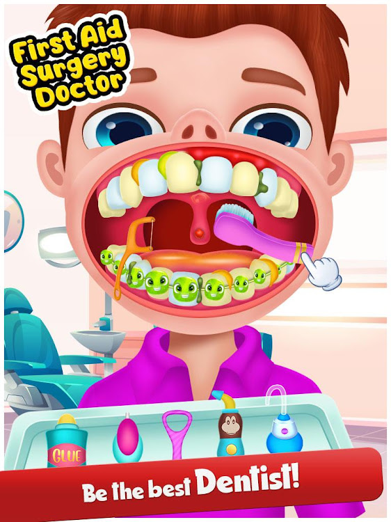 #2. Mouth Care Doctor - Crazy Dent (Android) By: Supergirl Game Studio