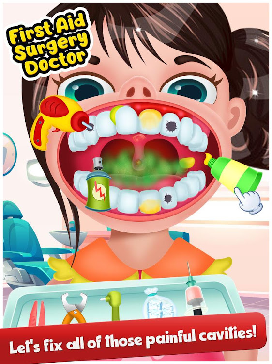 #3. Mouth Care Doctor - Crazy Dent (Android) By: Supergirl Game Studio