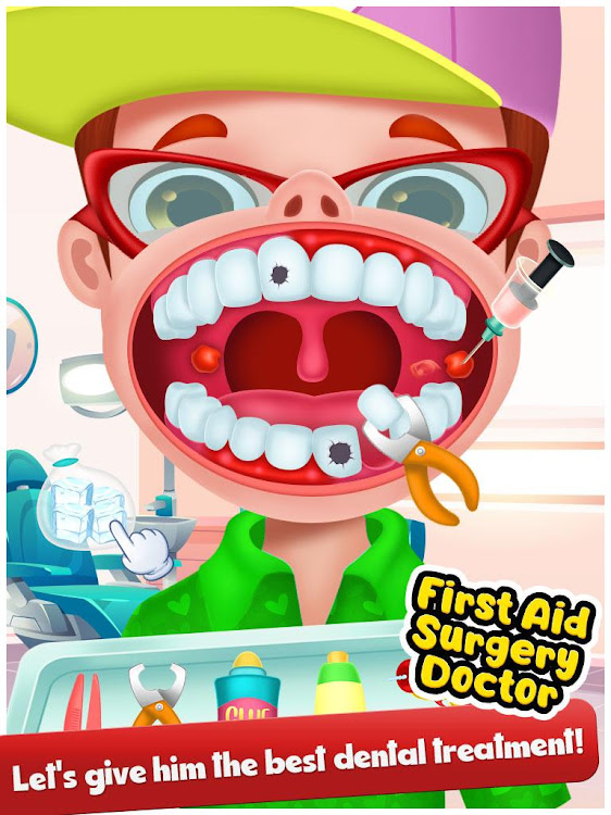 #4. Mouth Care Doctor - Crazy Dent (Android) By: Supergirl Game Studio