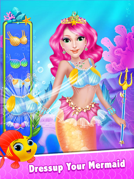 #4. Mermaid Makeover Spa & Salon (Android) By: Supergirl Game Studio