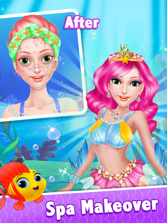 #9. Mermaid Makeover Spa & Salon (Android) By: Supergirl Game Studio