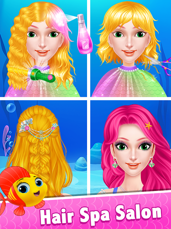 #10. Mermaid Makeover Spa & Salon (Android) By: Supergirl Game Studio