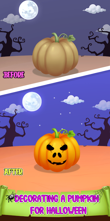 #4. Halloween Makeover Salon Game (Android) By: Supergirl Game Studio