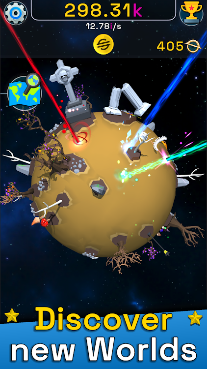 #2. Planet Evolution: Idle Clicker (Android) By: Leek & Ribs Games