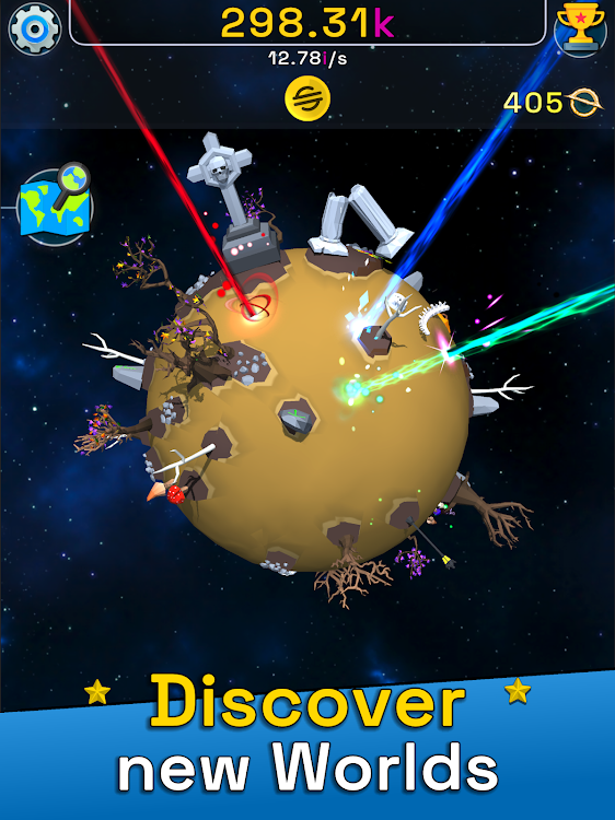 #7. Planet Evolution: Idle Clicker (Android) By: Leek & Ribs Games