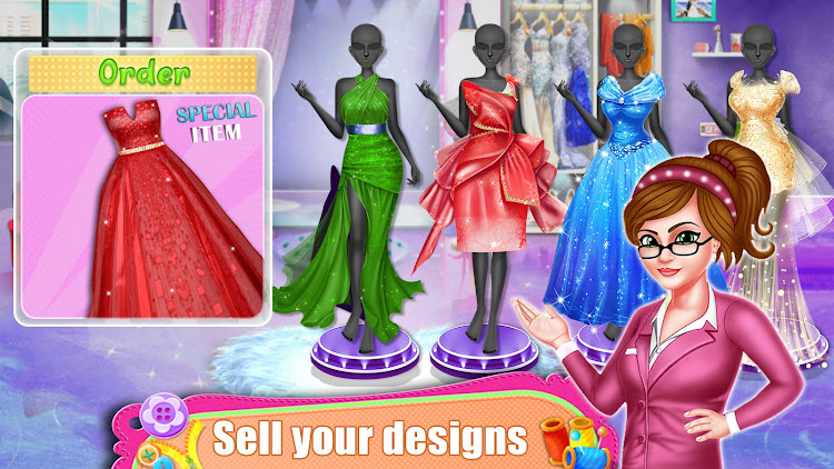 #4. Tailor Fashion Dress up Games (Android) By: Phone Games Studio