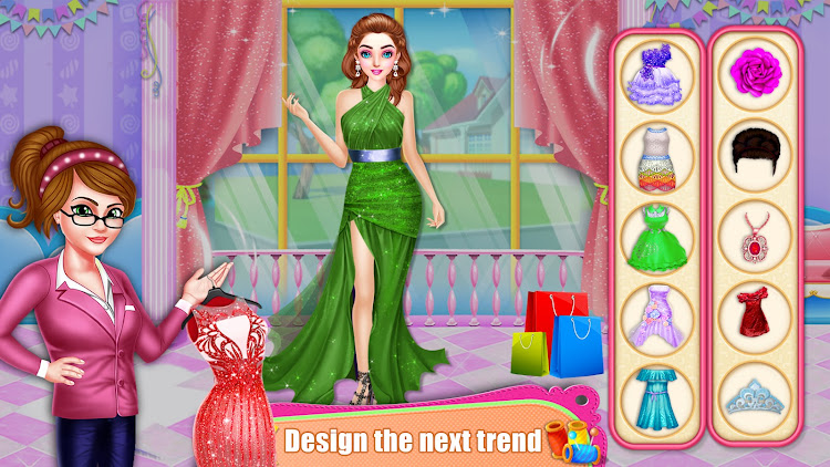 #7. Tailor Fashion Dress up Games (Android) By: Phone Games Studio