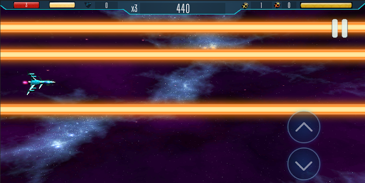 #4. Space Ship: Among Meteorites (Android) By: MoonHeck Games