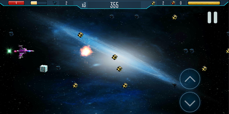 #7. Space Ship: Among Meteorites (Android) By: MoonHeck Games